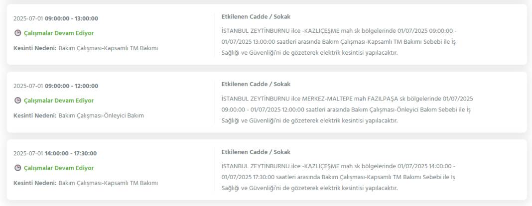 Bu geceden itibaren başlıyor: İstanbul'un 24 ilçesinde dev elektrik kesintisi 4